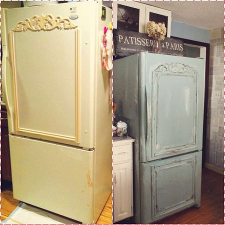 холодильник в французском стиле