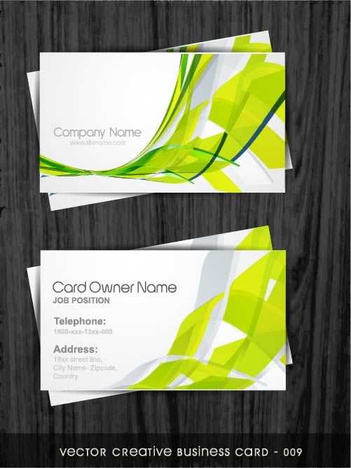 Шаблоны визиток для озеленительных фирм